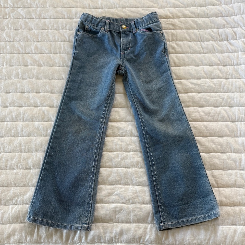 Vintage Y2K girls Cherokee blue denim jeans sparkles shimmer size 5